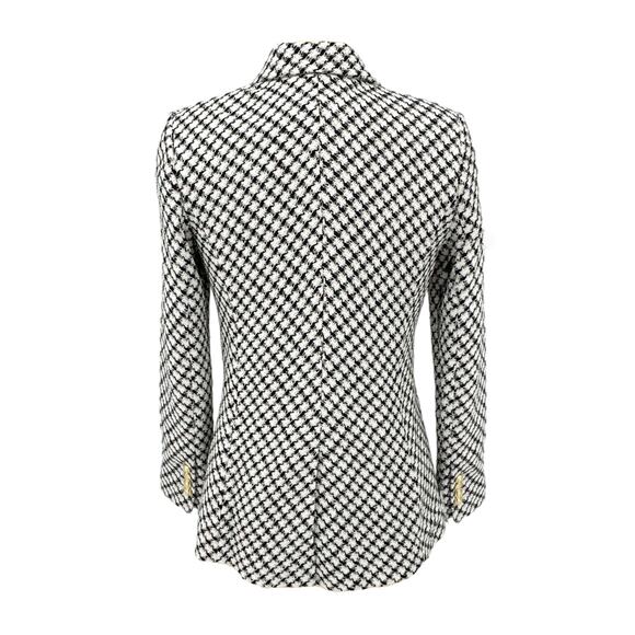 DEREK LAM 10 CROSBY Audrey Frayed Jacket 4 - Picture 3 of 13